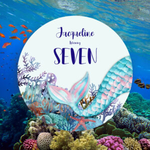 7th Birthday Watercolor Mermaid Under The Sea Invitation