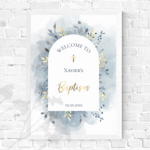Baptism welcome Poster