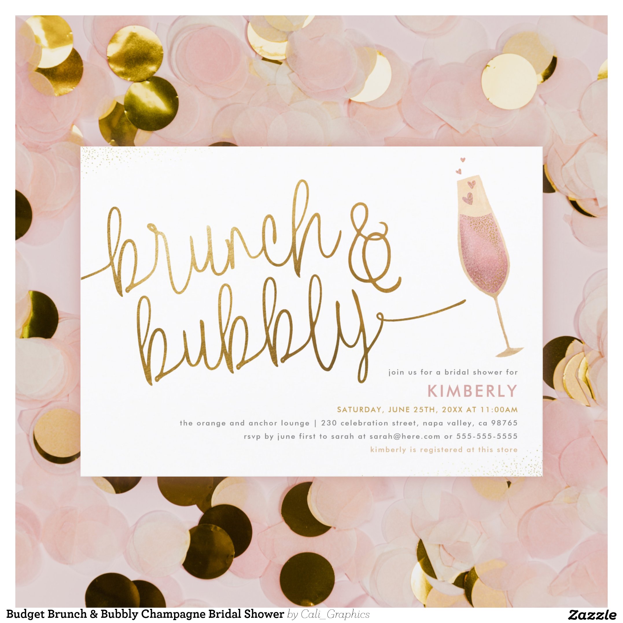Budget Brunch & Bubbly Champagne Bridal Shower