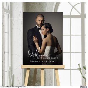 Custom Photo Wedding Welcome Foam Board