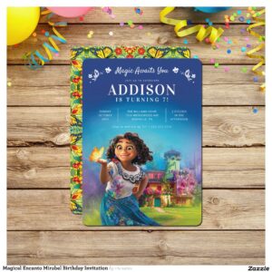 Magical Encanto Mirabel Birthday Invitation