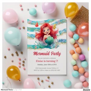 Mermaid Party Invitation