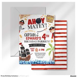 Pirate Birthday Invitation