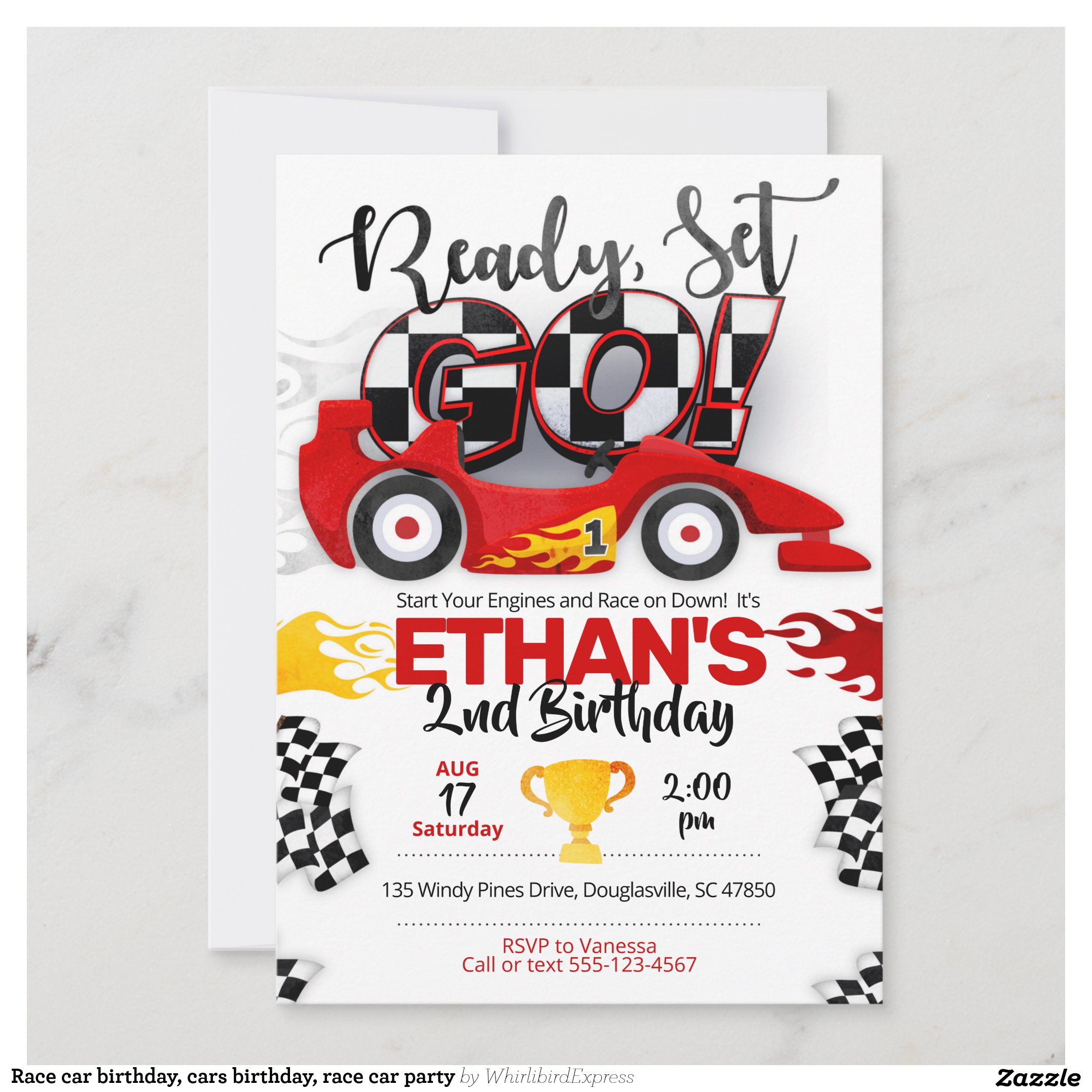 Race car birthday, cars birthday, race car party invitation