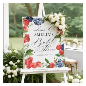 Strawberry Berry Bridal Shower Welcome Sign
