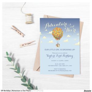 UP Birthday   Adventure is Out There Invitation