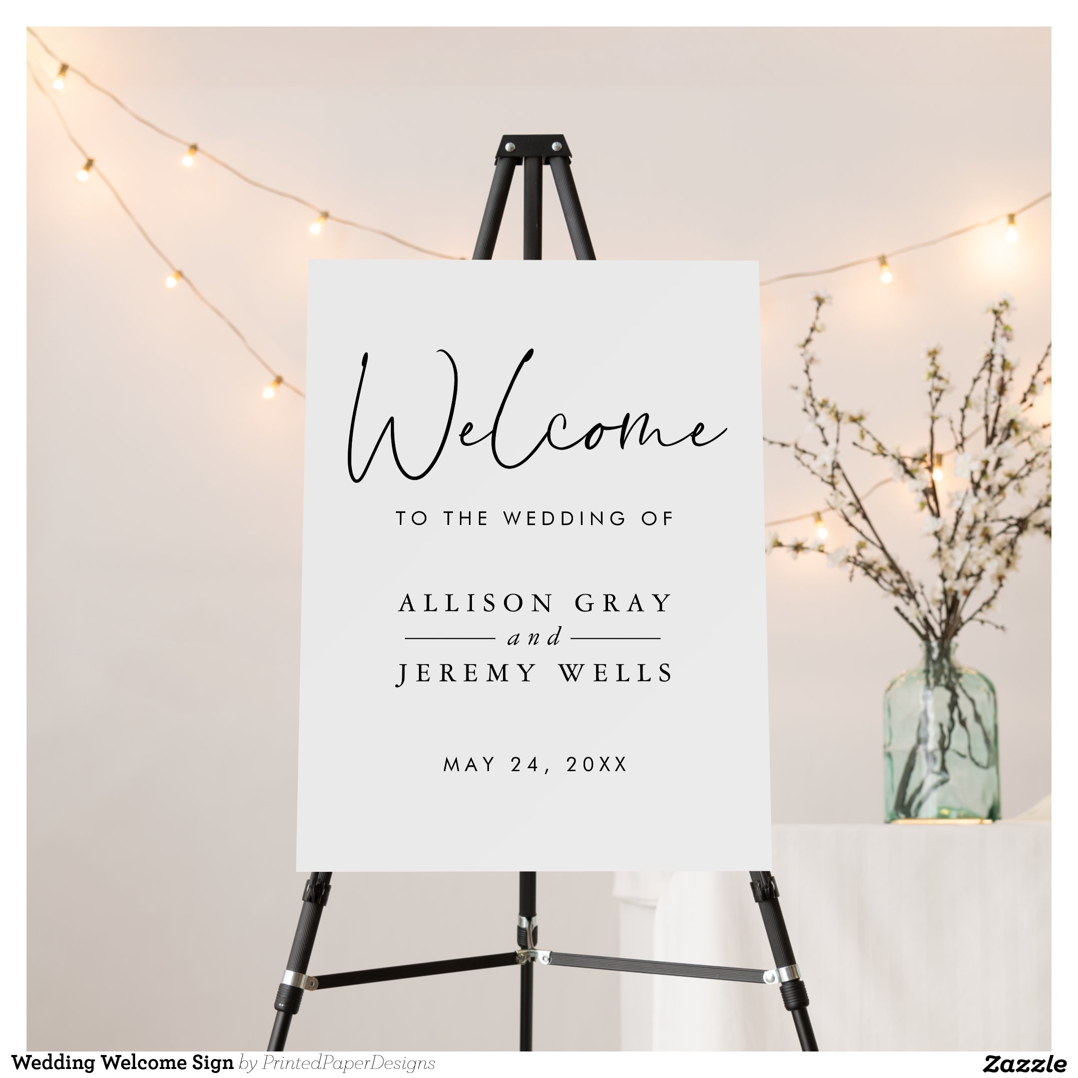 Wedding Welcome Sign