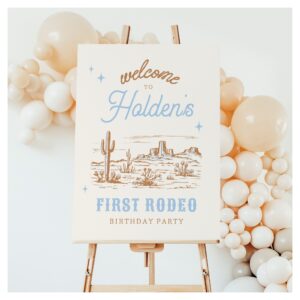 Western Party Welcome Sign