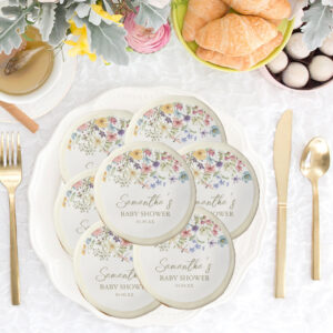 Wildflower Baby In Bloom Baby Shower Favor Sugar Cookie